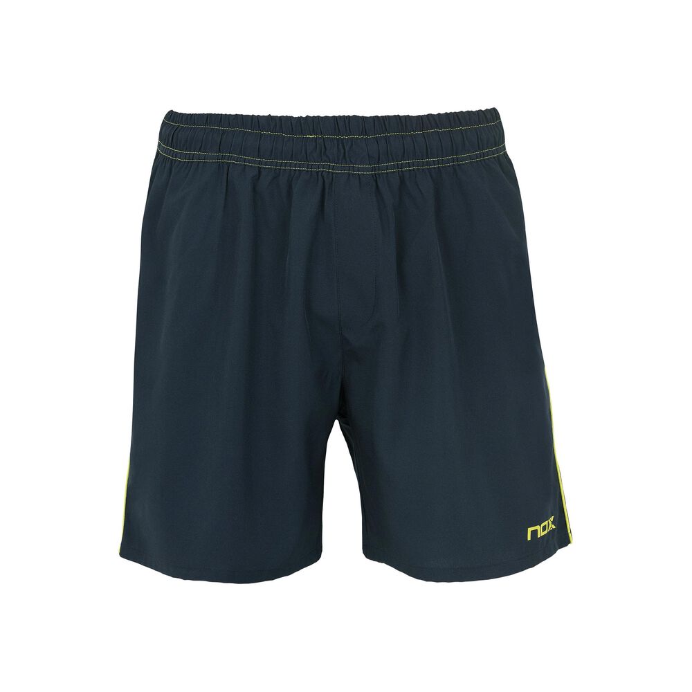 NOX Pro Shorts Hommes - Bleu Foncé , Jaune