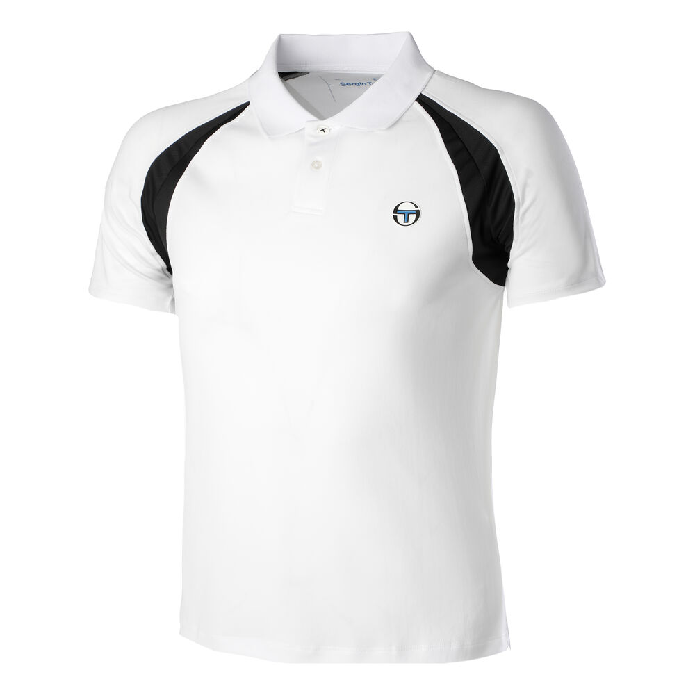 Sergio Tacchini Court Polo Hommes - Blanc , Noir