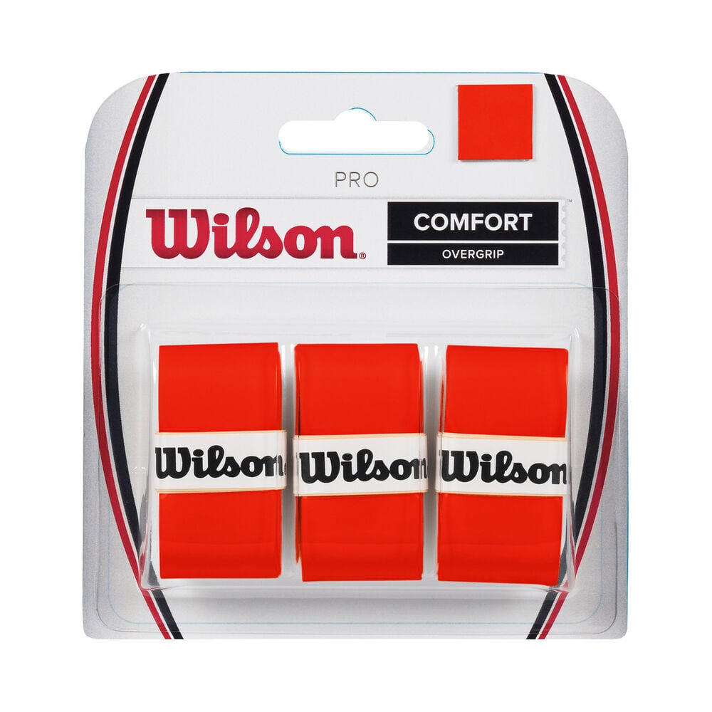 Wilson Burn Pro Overgrip Pack De 3 - Orange