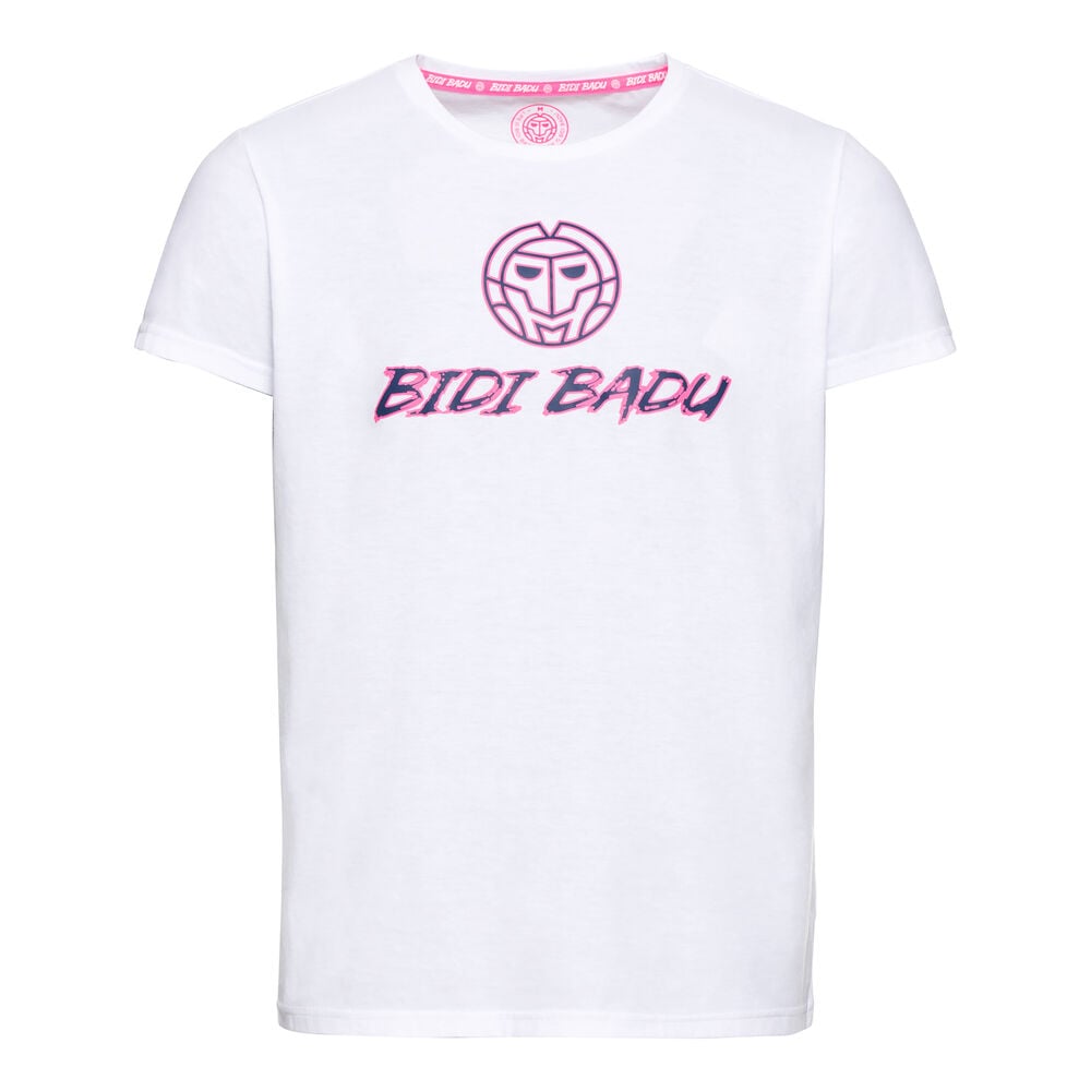 BIDI BADU Luam Basic Logo T-shirt Hommes - Blanc , Pink