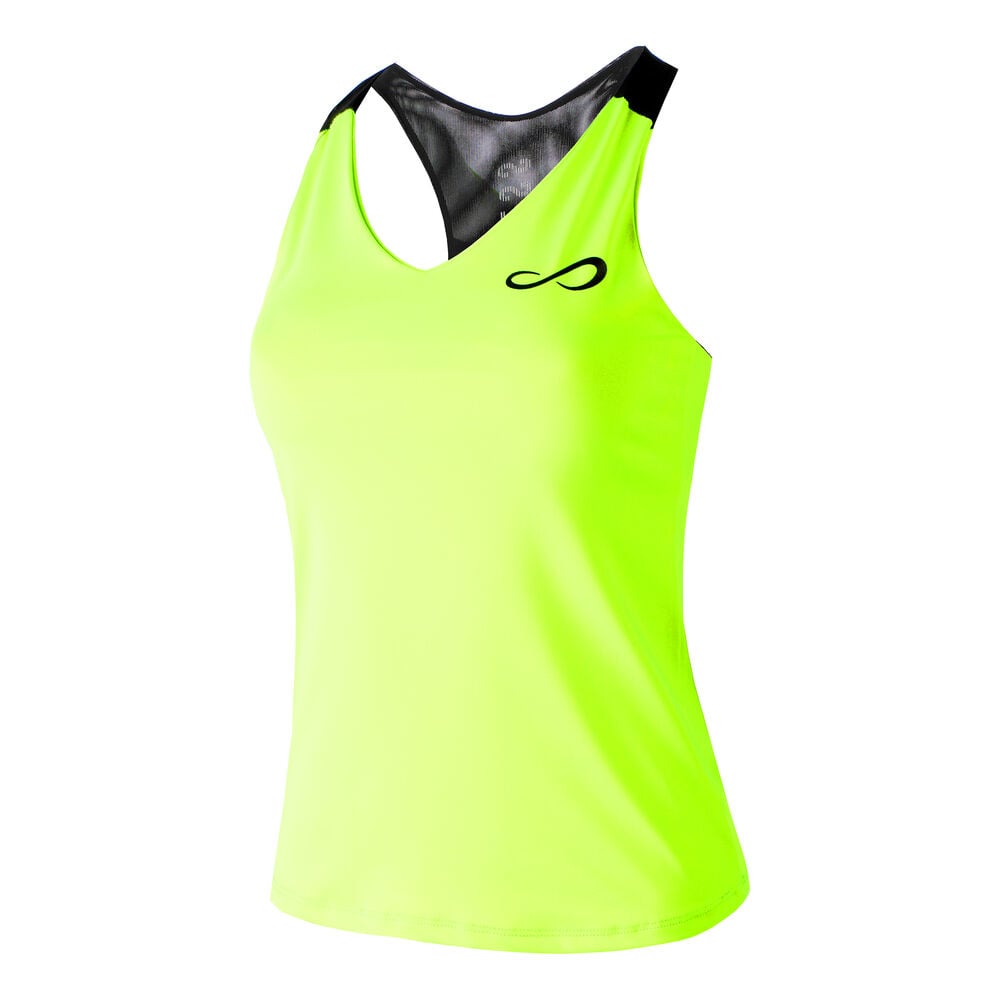 Endless Diamond Débardeur Tank Top Femmes - Vert Fluo , Noir