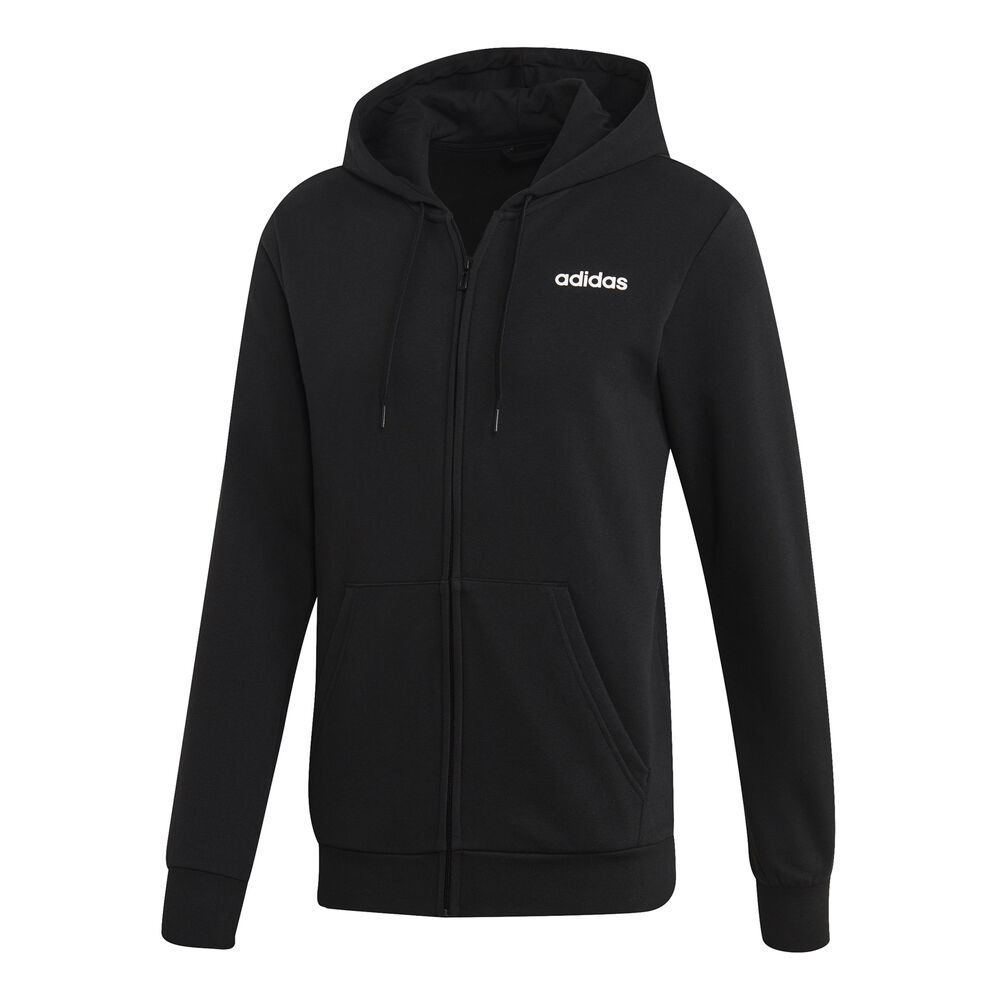 adidas Essentials Linear Gilet En Coton Hommes - Noir , Blanc