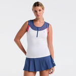 V&ecirc;tements Original Penguin Original Penguin Colorblock D&eacute;bardeur Tank Top Femmes-Blanc,Bleu