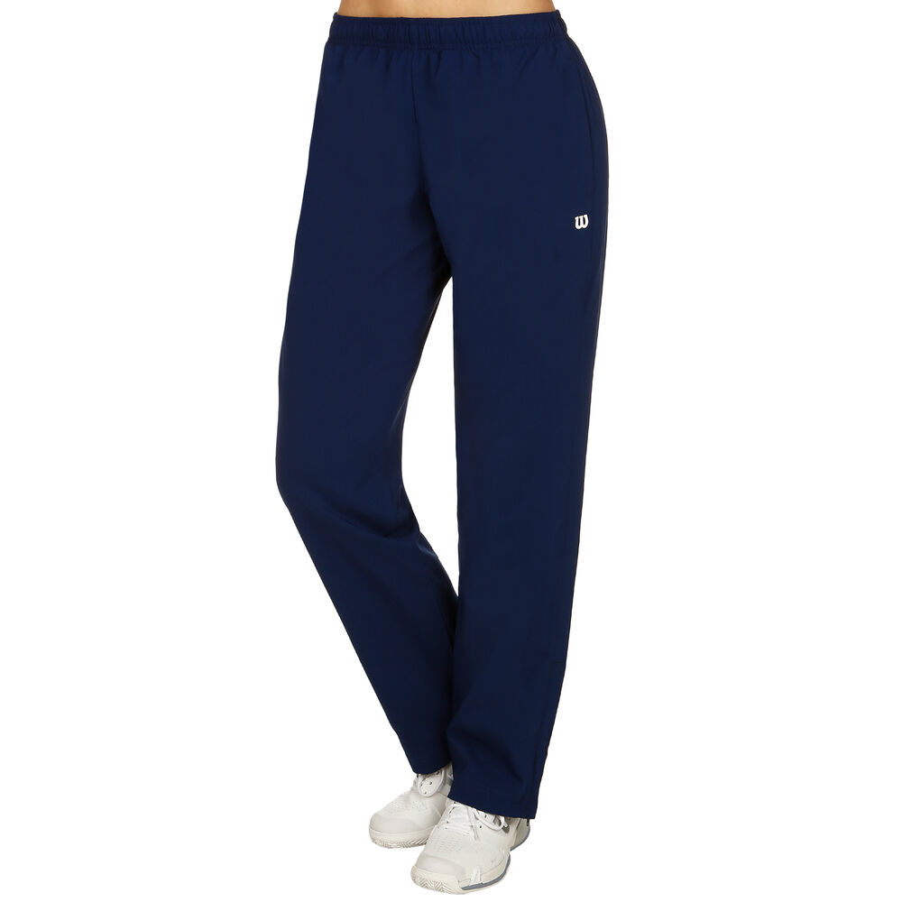 Wilson Team Woven Pantalon Survêtement Femmes - Bleu Foncé , Blanc