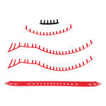 Accessoires raquettes Yonex Yonex Vcore 100/100L Scarlet Jonc 