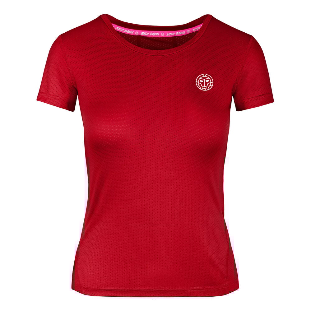 BIDI BADU Eve Tech Roundneck T-shirt Femmes - Rouge