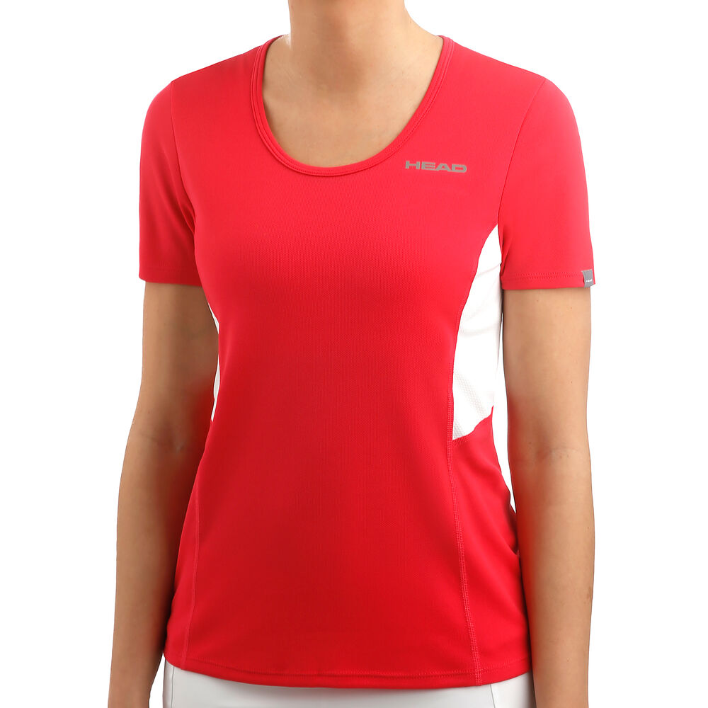 HEAD Club Tech T-shirt Femmes - Pink , Blanc