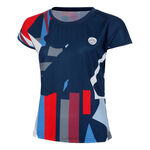 V&ecirc;tements BIDI BADU BIDI BADU New York 2024 T-shirt Femmes-Bleu Fonc&eacute;,Multicouleur