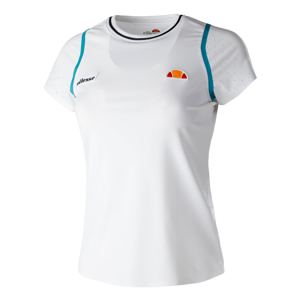 Ellesse Guscio T-shirt Femmes - Blanc , Bleu