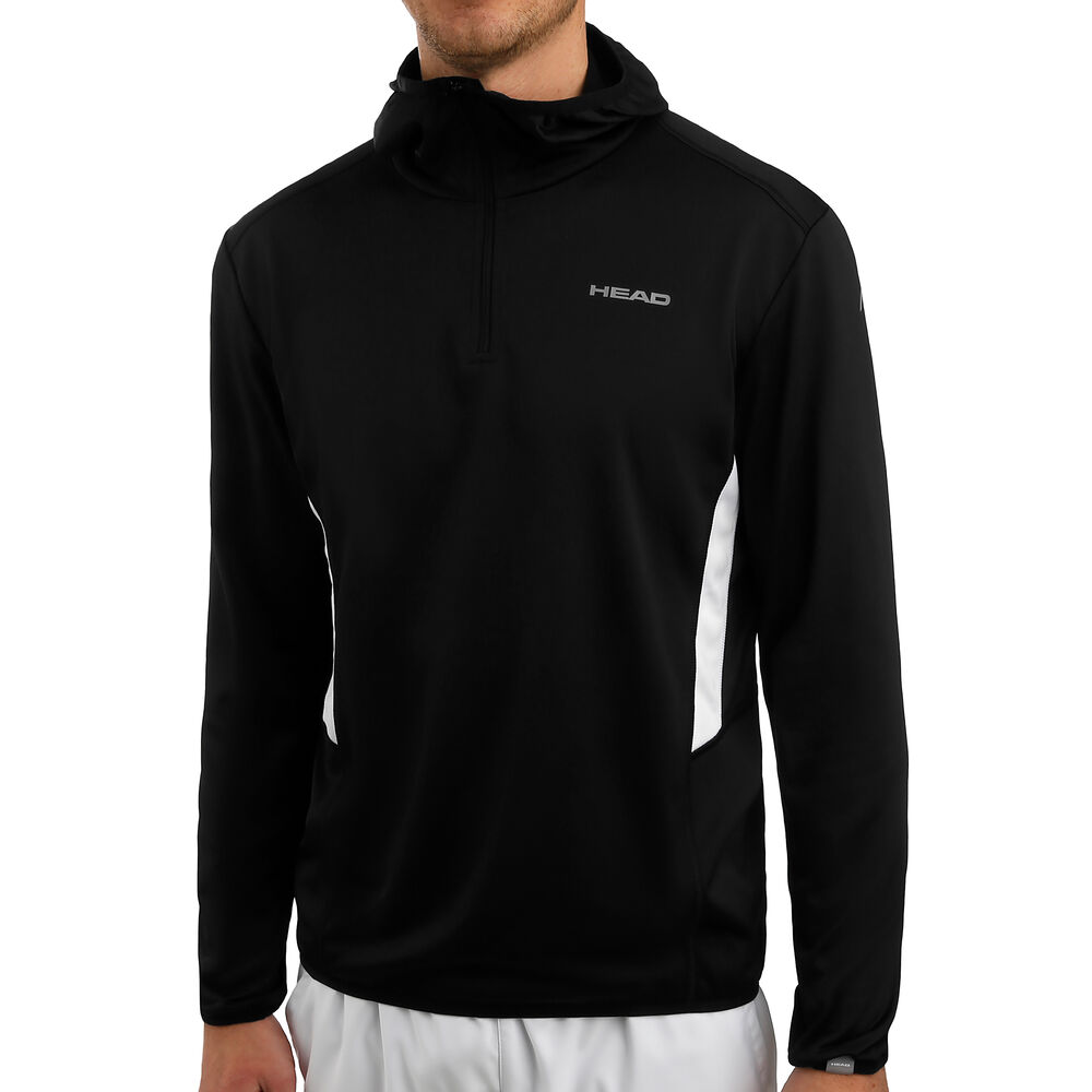 HEAD Club Tech Sweat à Capuche Hommes - Noir , Blanc