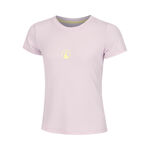 V&ecirc;tements de tennis Quiet Please Quiet Please Mind Retriever T-shirt Filles-Lilas,Jaune