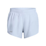 Vêtements Under Armour Under Armour Fly By 3in Short De Running Femmes-Bleu Clair