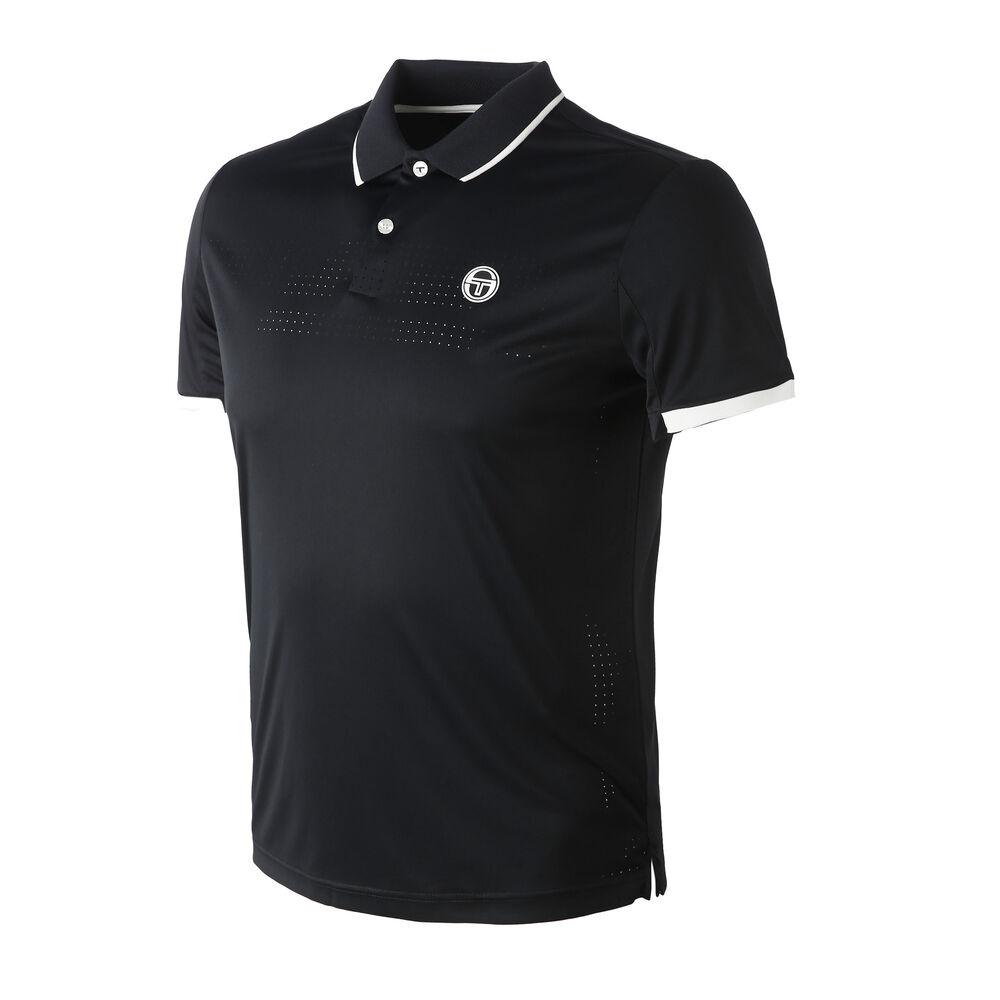 Sergio Tacchini Youngline Pro Polo Hommes - Noir , Blanc