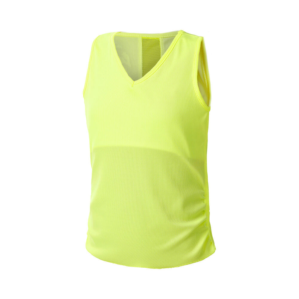 Lucky in Love Lightweight Rib Débardeur Tank Top Filles - Jaune Lemon, Jaune Citron
