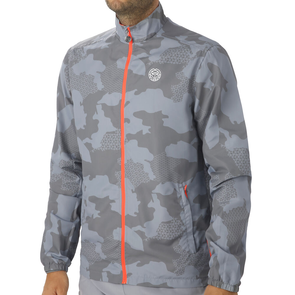 BIDI BADU Teku Tech Veste De Survêtement Hommes - Gris , Rouge