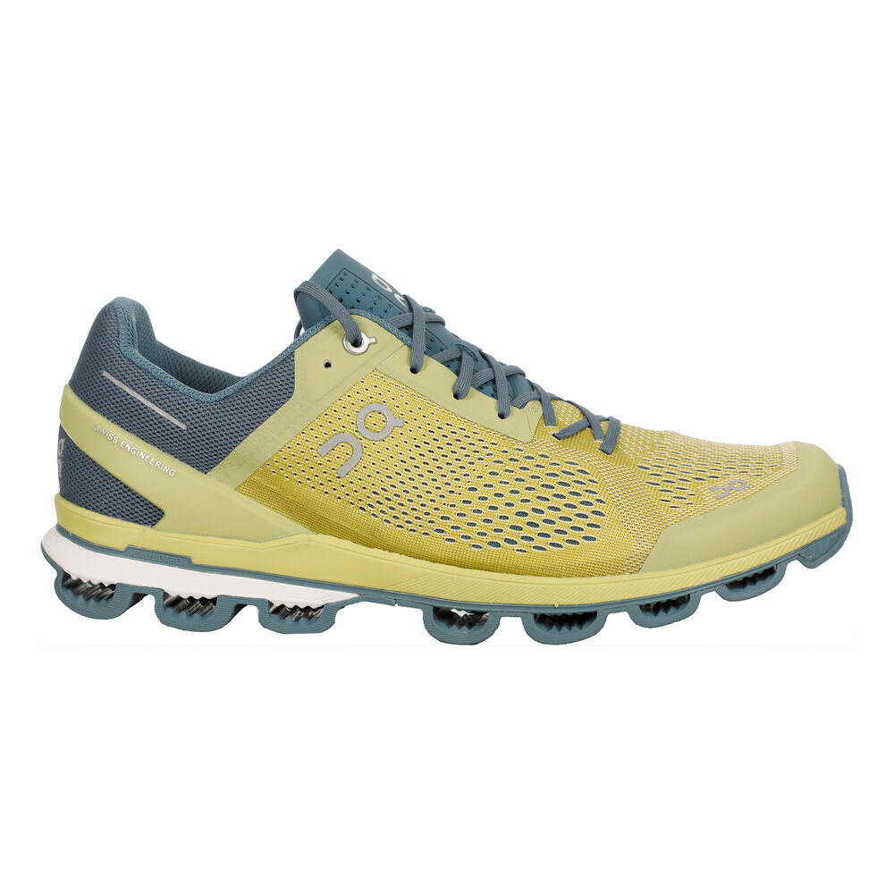 On Cloudsurfer Chaussure De Running Sans Stabilisateurs Hommes - Jaune , Gris