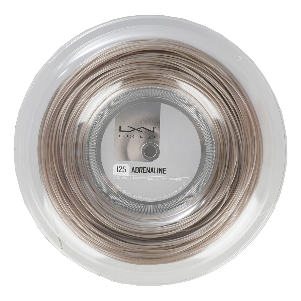Luxilon Adrenaline Bobine Cordage 200m - Argent