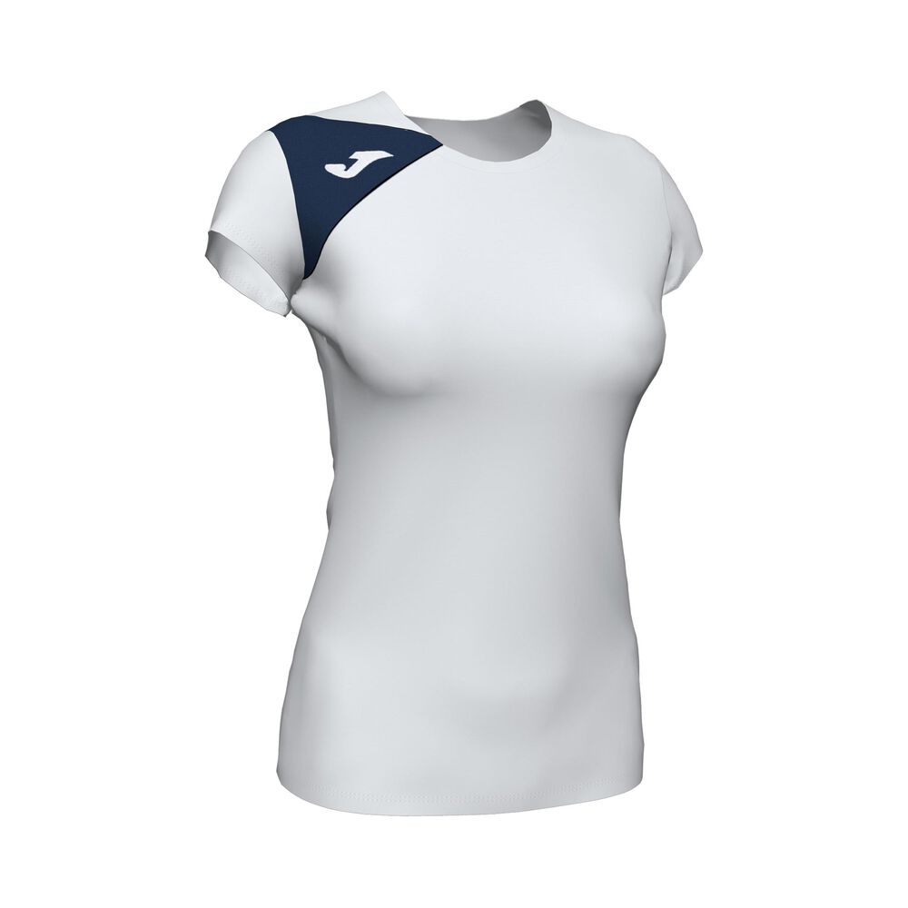 Joma Spike II T-shirt Enfants - Blanc , Bleu Foncé