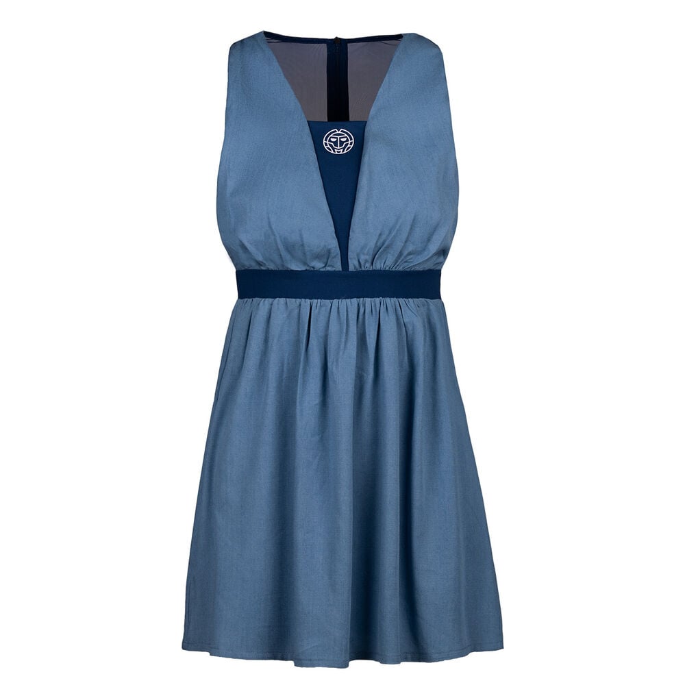 BIDI BADU Ankea Jeans Tech 2in1 Robe Femmes - Bleu , Bleu Foncé