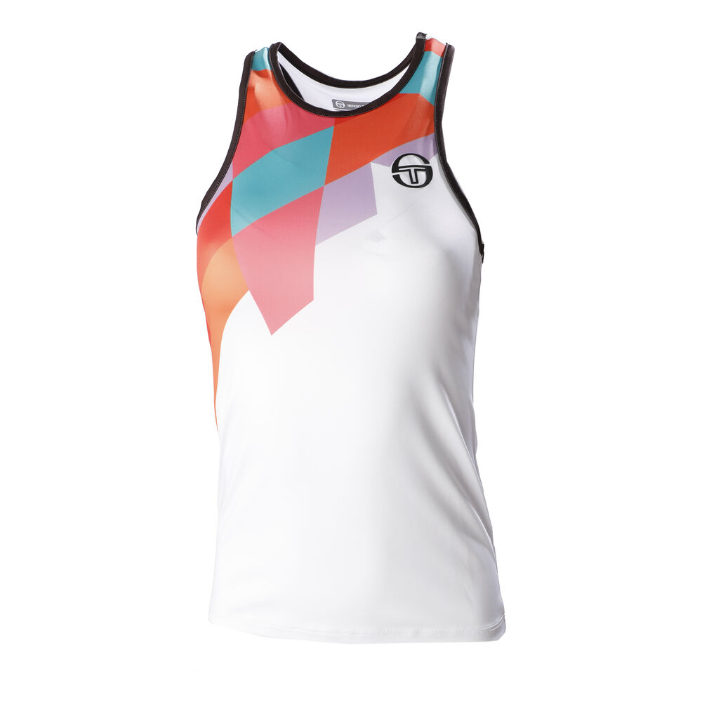 Sergio Tacchini Tangram Débardeur Tank Top Femmes - Blanc , Noir