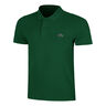 Ribbed Collar Polo Hommes - vert