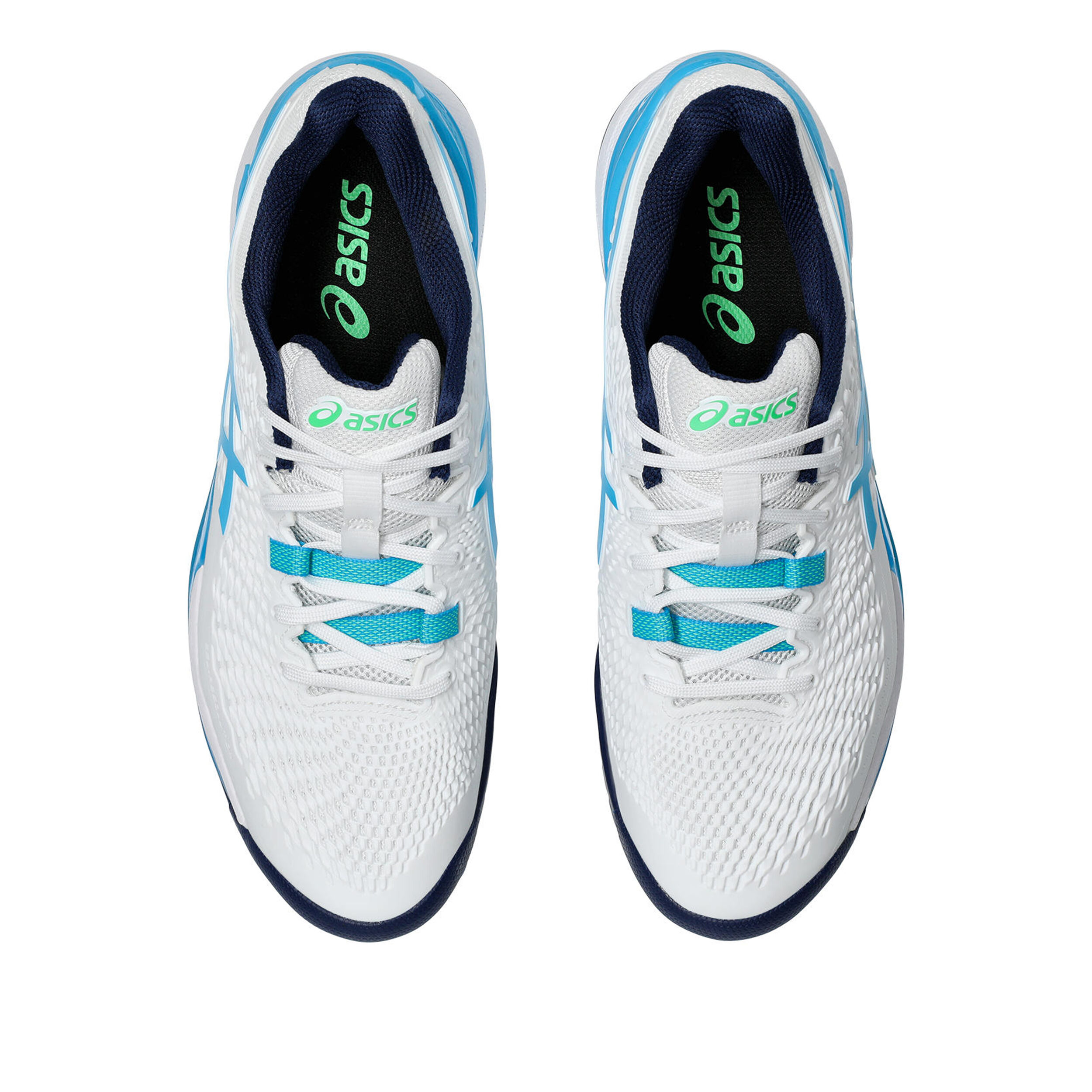 Buy ASICS Gel Resolution 9 Chaussures Toutes Surfaces Hommes Bleu Blanc online Tennis Point FR