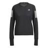 Own The Run Haut Manches Longues Femmes-Noir