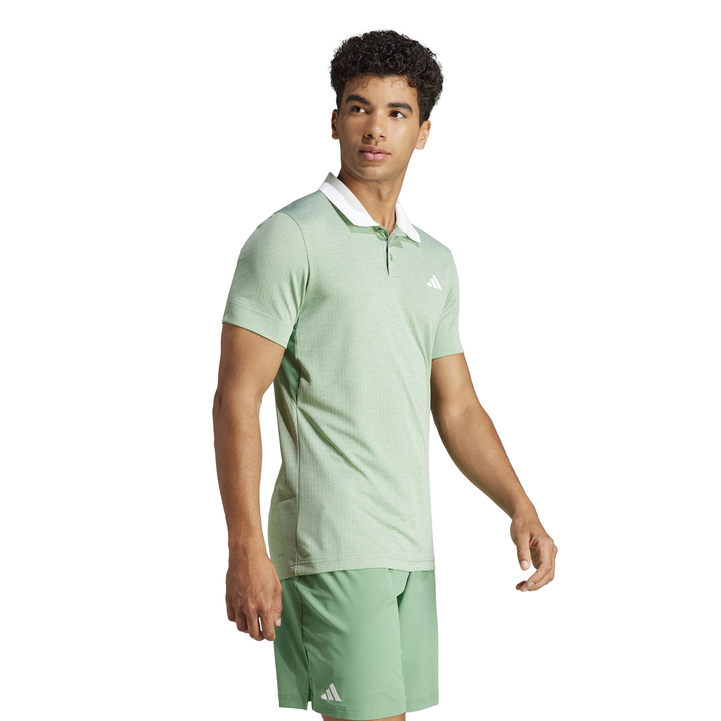 Polo adidas vert hot sale