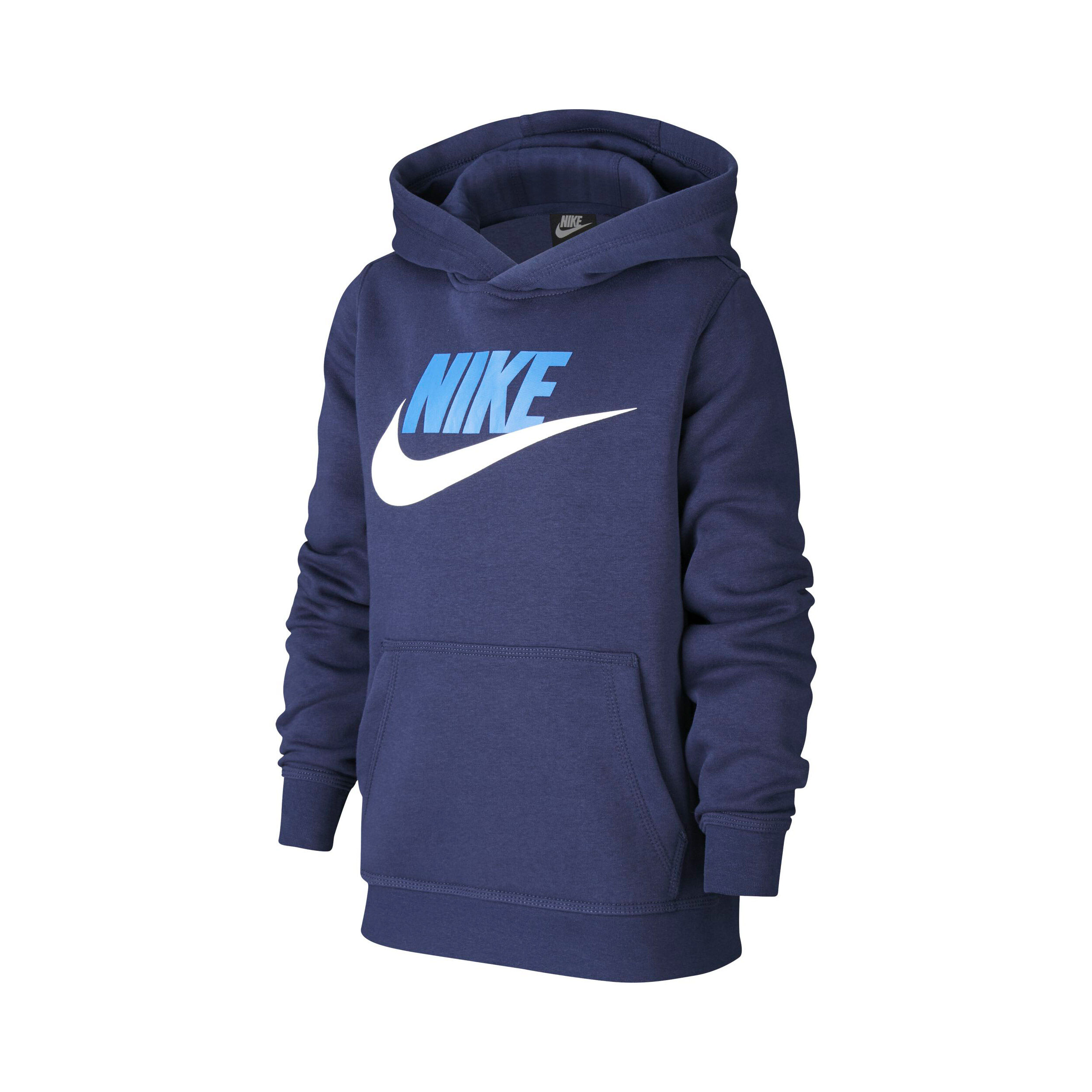Buy Nike Sportswear Club Fleece Sweat A Capuche Garcons Bleu Fonce Bleu Clair online Tennis Point FR