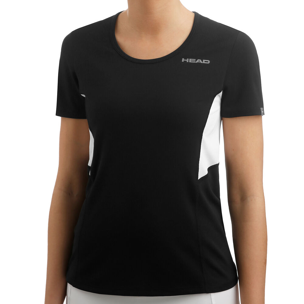 HEAD Club Tech T-shirt Femmes - Noir , Blanc