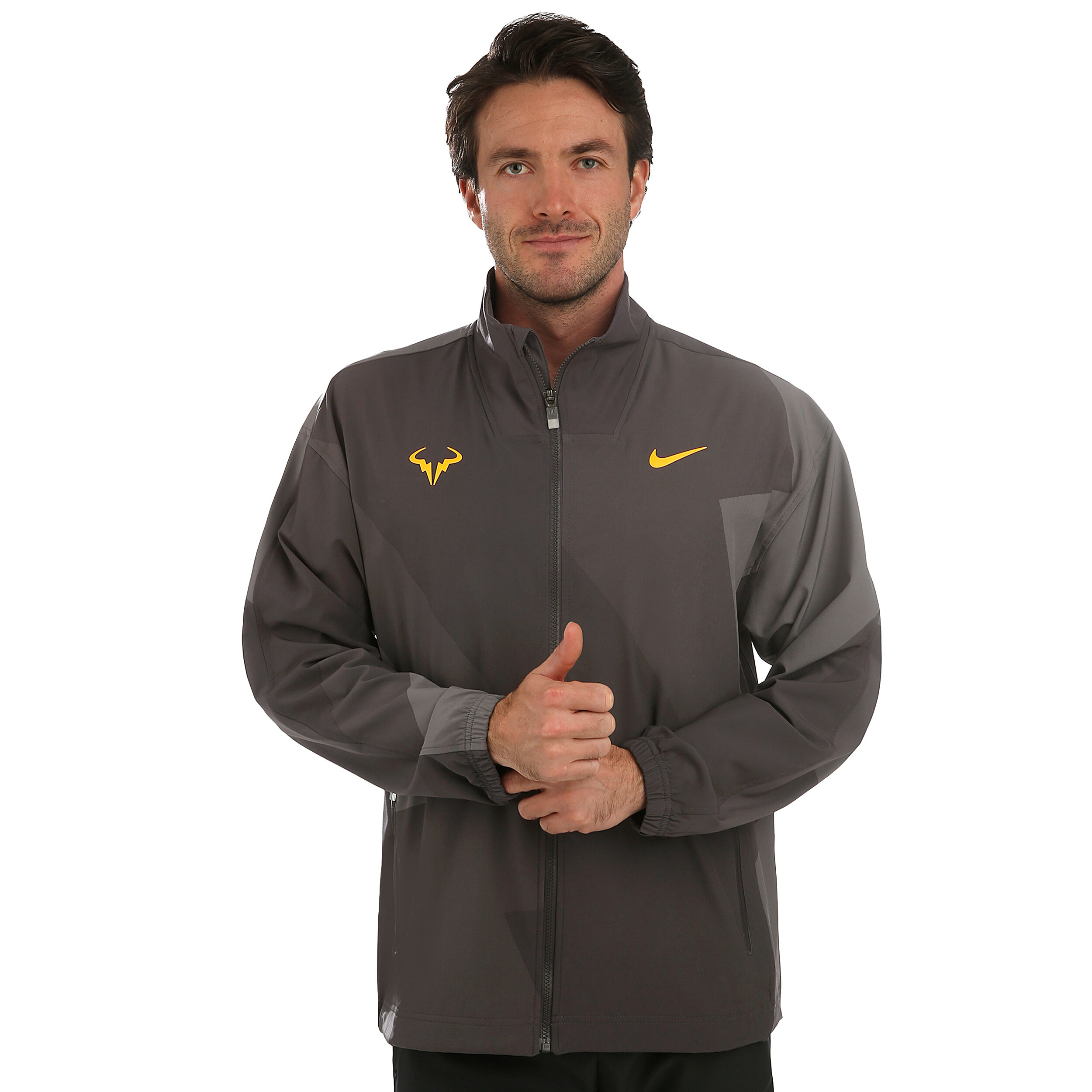 Buy Nike Rafael Nadal Veste De Survetement Hommes Gris Gris Fonce online Tennis Point FR