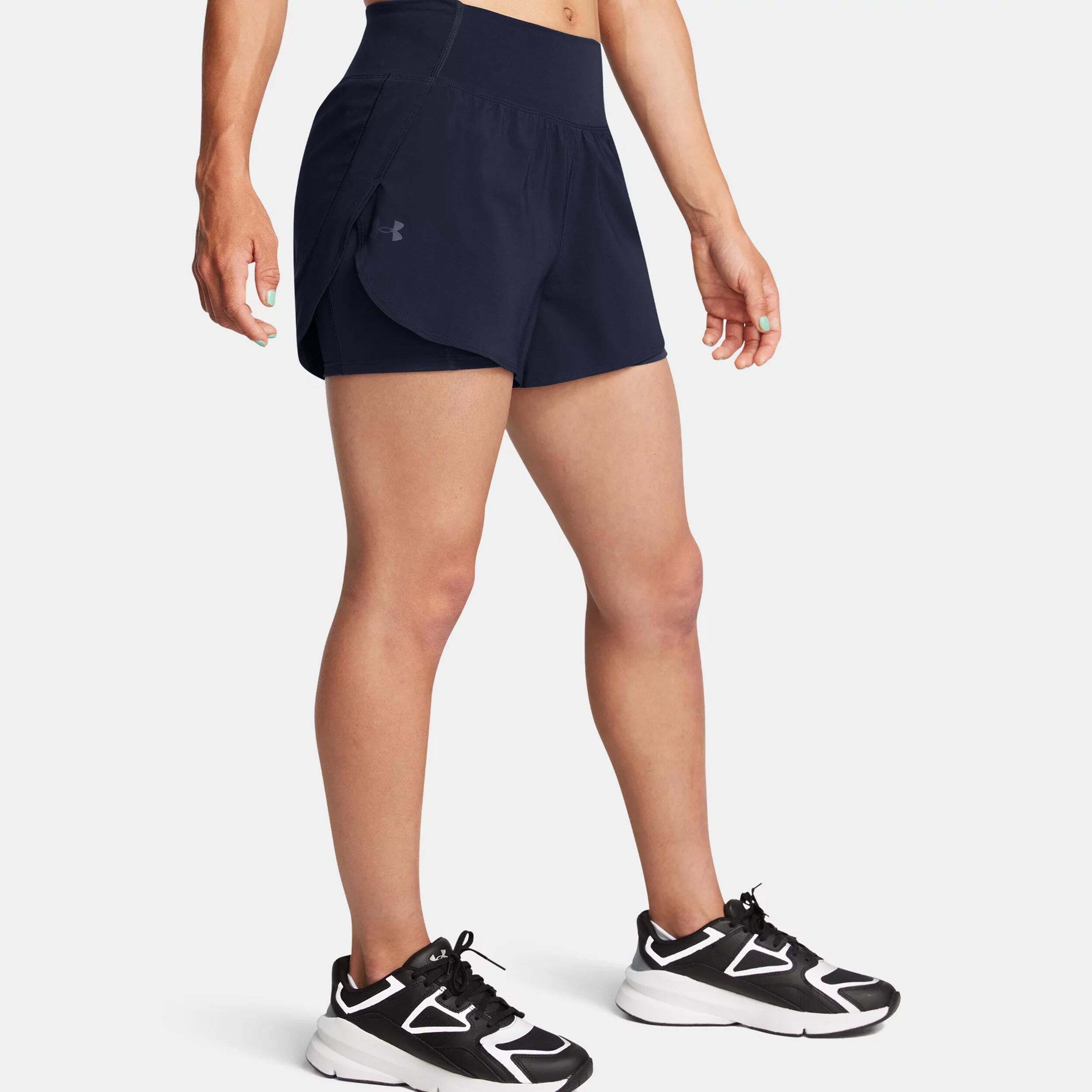 Buy Under Armour Flex Woven 2 in 1 Shorts Femmes Bleu online Tennis Point FR