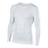 Warm Haut Manches Longues Hommes-Blanc,Argent