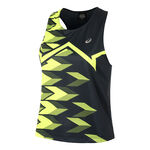 Vêtements ASICS ASICS Light Graphic Débardeur Tank Top Femmes-Bleu Foncé,Jaunes Fluo