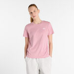 V&ecirc;tements New Balance New Balance Essentials Jersey T-shirt Femmes-Ros&eacute;
