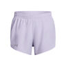 Fly By 3in Short de running Femmes - blanc, blanc