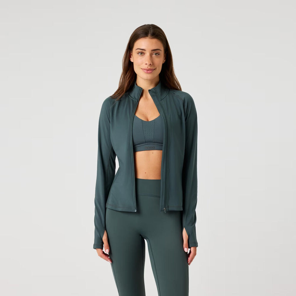 Bjorn+Borg+Full+Zip+Midlayer+Veste+de+survetement+Femmes-vert+fonce