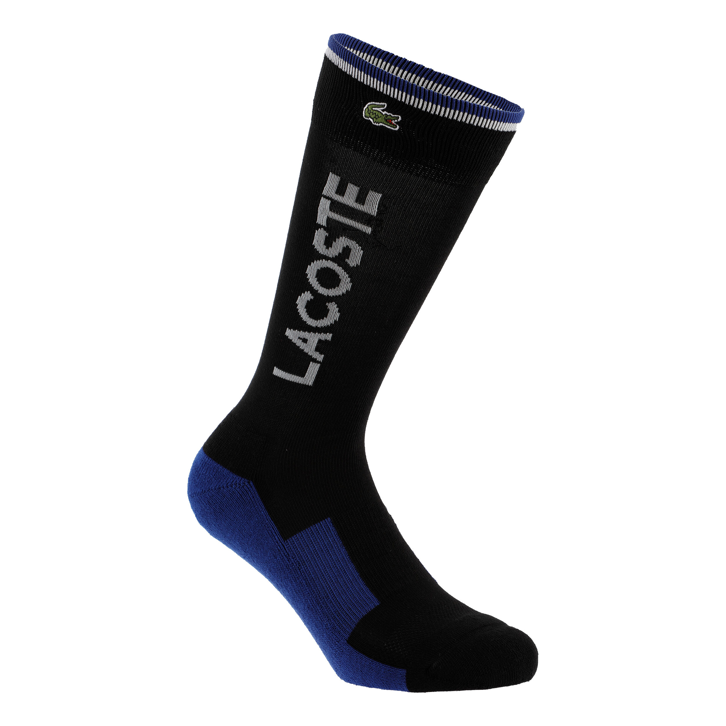 Buy Lacoste Lifestyle Chaussettes De Tennis Pack 1 Unite Noir Bleu Fonce online Tennis Point FR