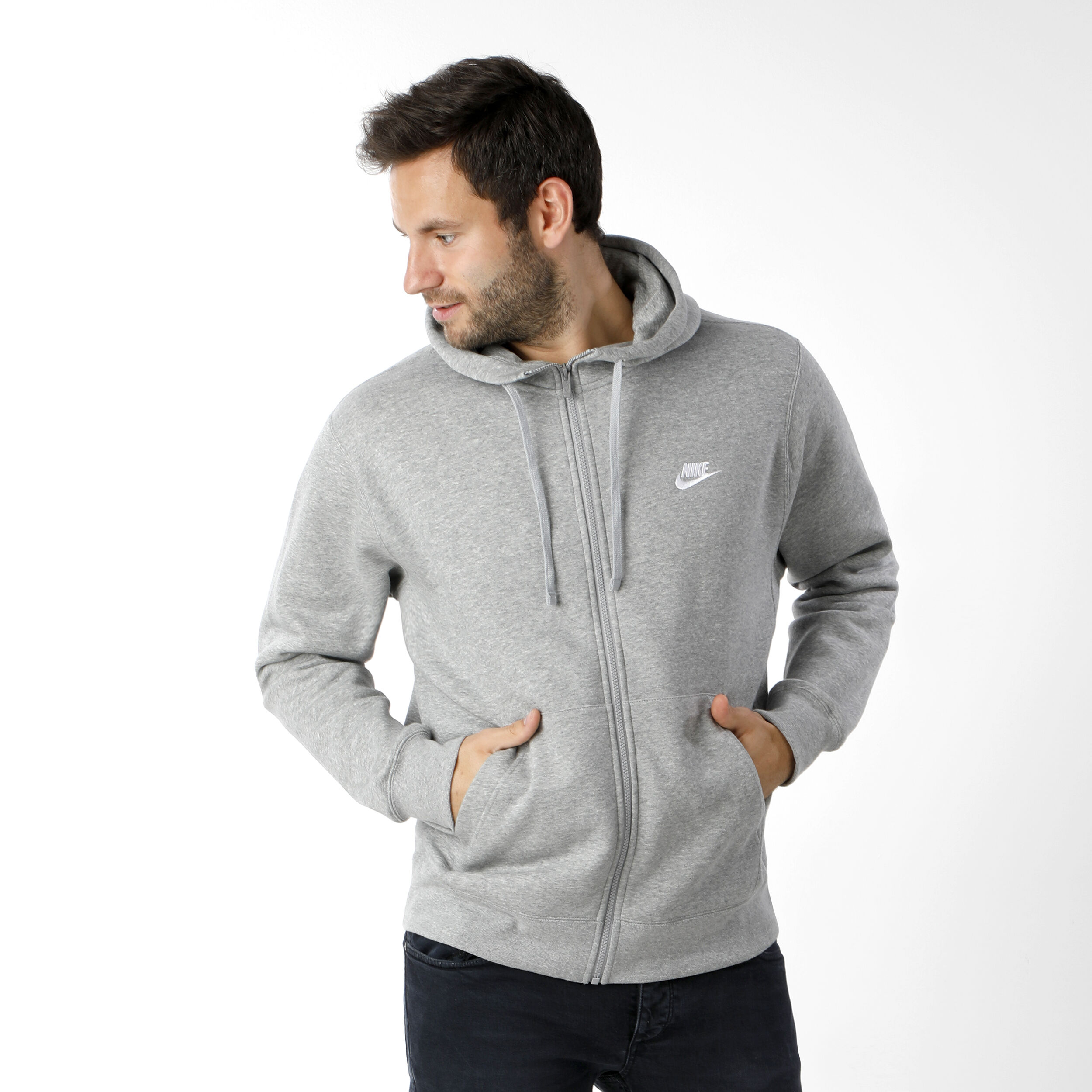 Gilet gris sales nike