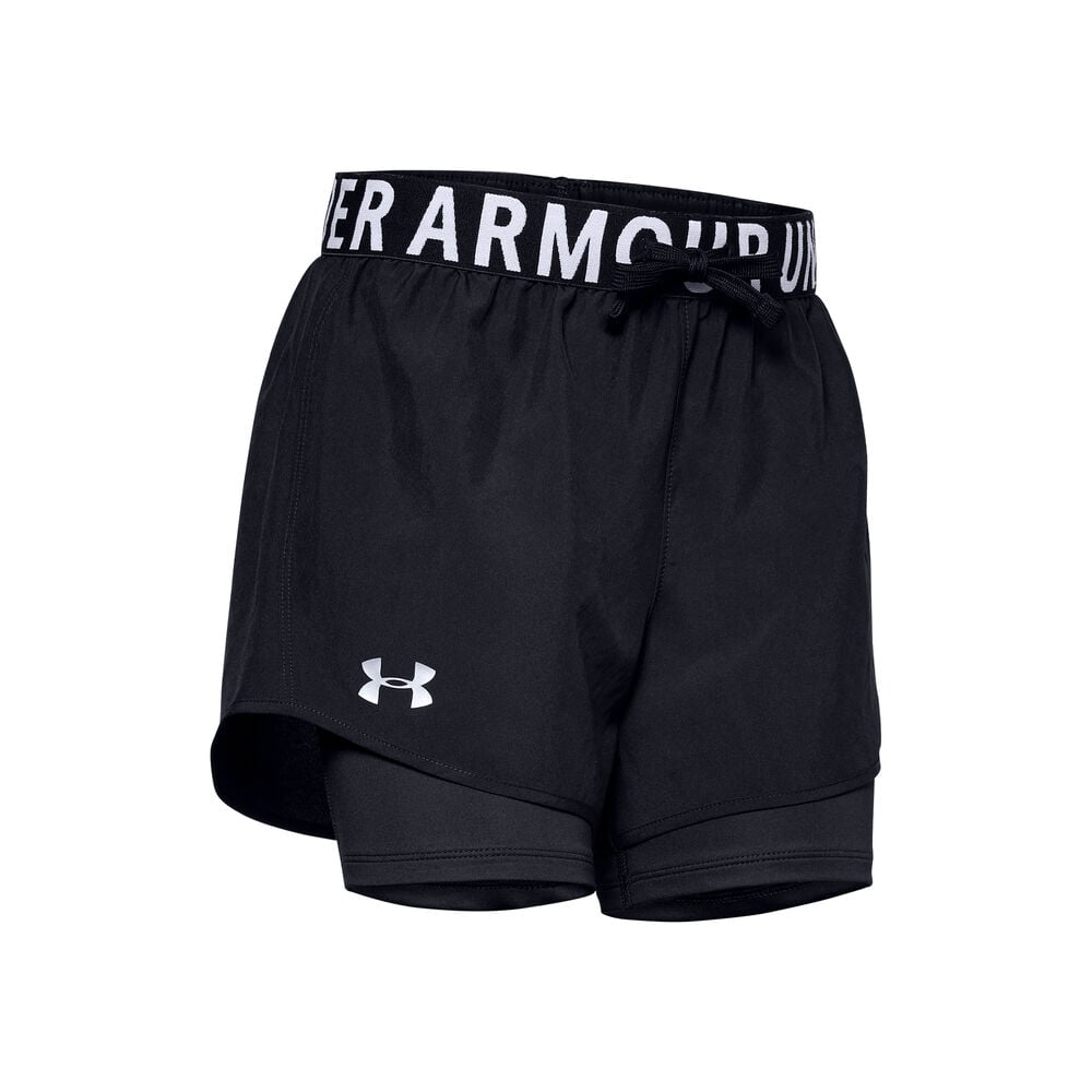 Under Armour Heatgear 2-in-1 Shorts Filles - Noir , Blanc