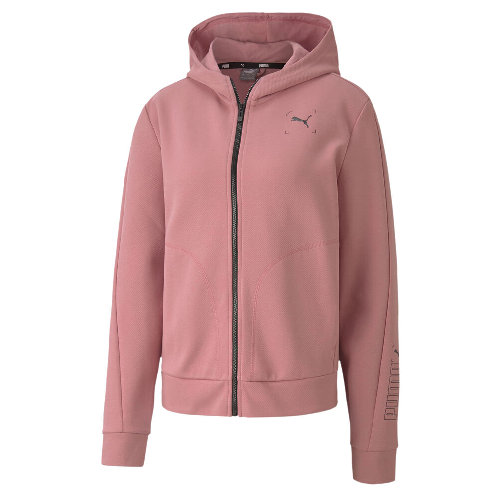 Puma Nu-tility Full-Zip Sweat À Capuche Femmes - Rosé, Gris Foncé