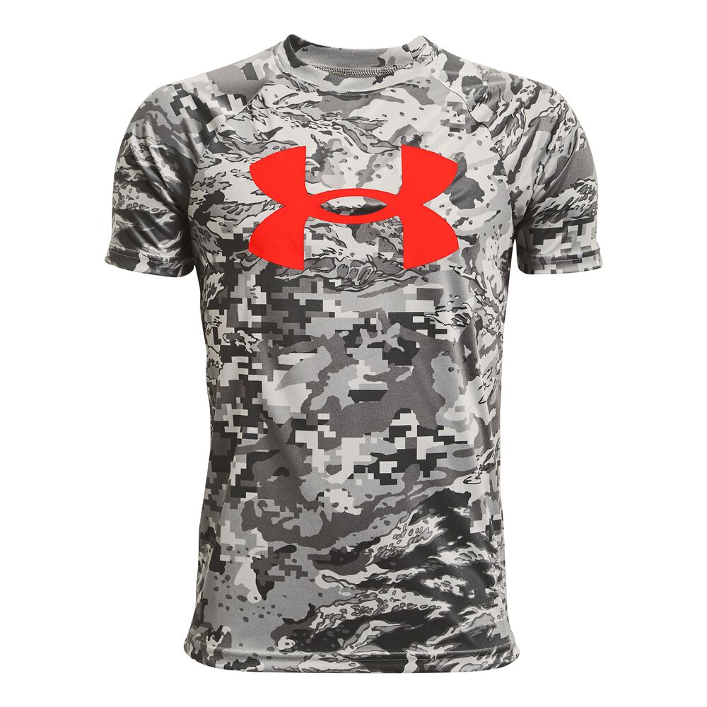 Under Armour Tech BL Printed T-shirt Garçons - Gris , Rouge