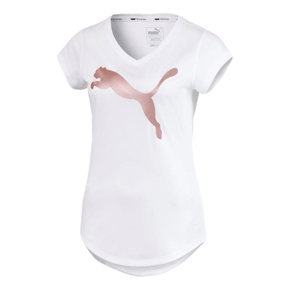 Puma Heather Cat T-shirt Femmes - Blanc , Rosé