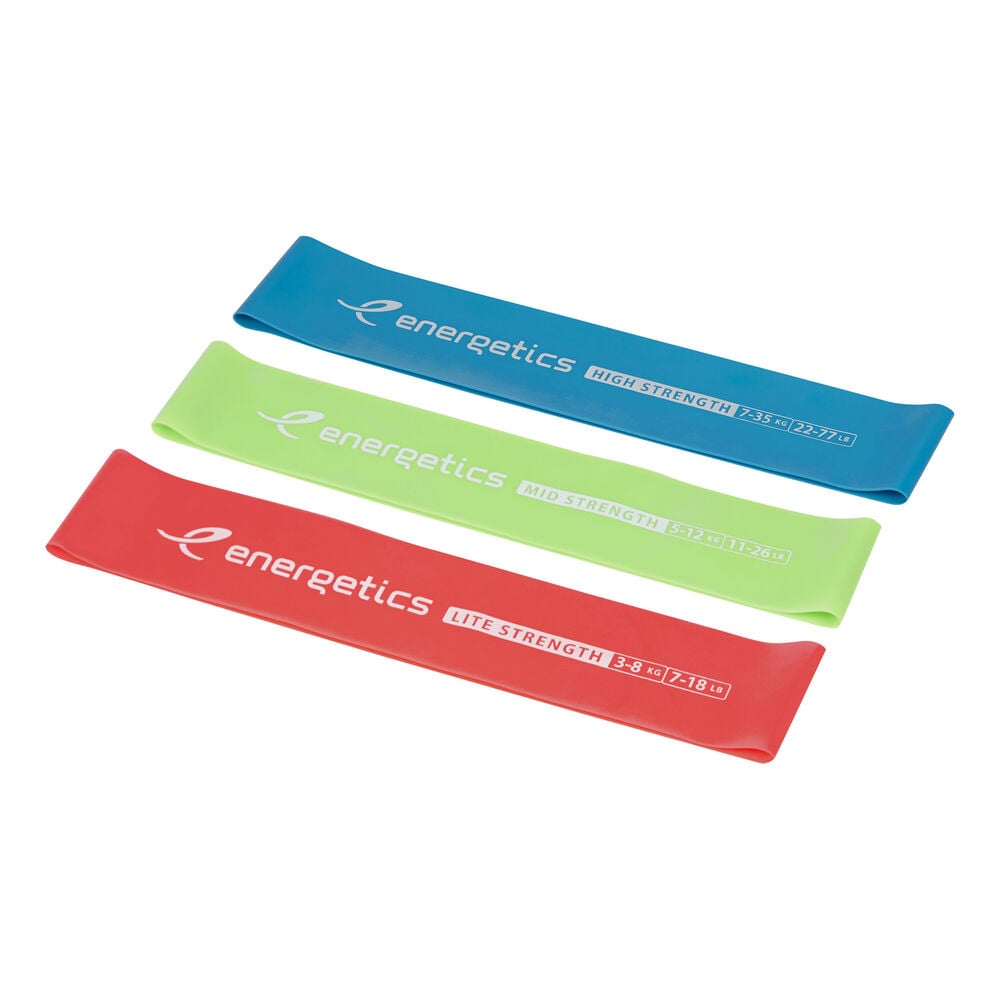 Energetics Mini Bands Set 1.0 Bänder - Rouge , Vert