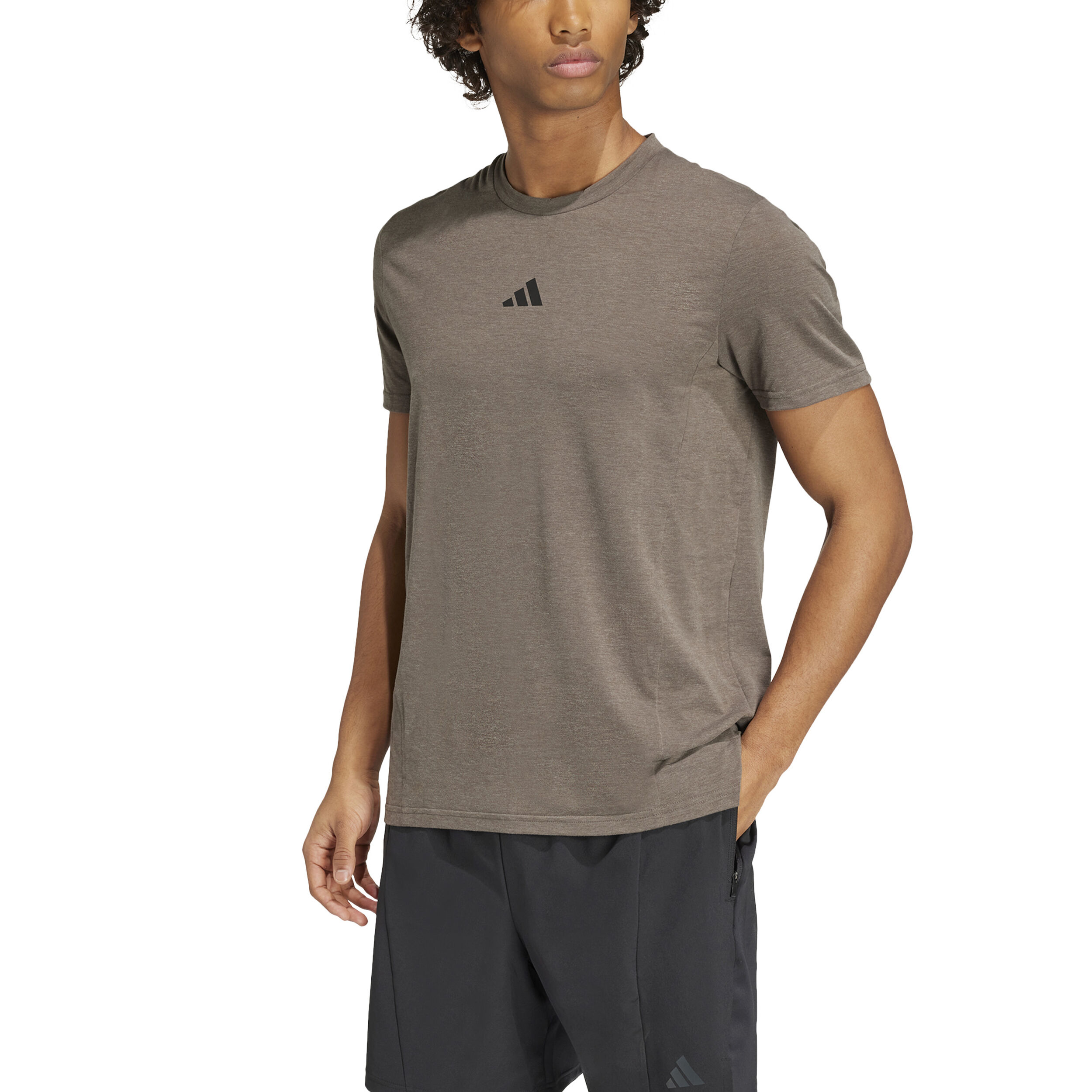 Tee shirt adidas kaki homme on sale
