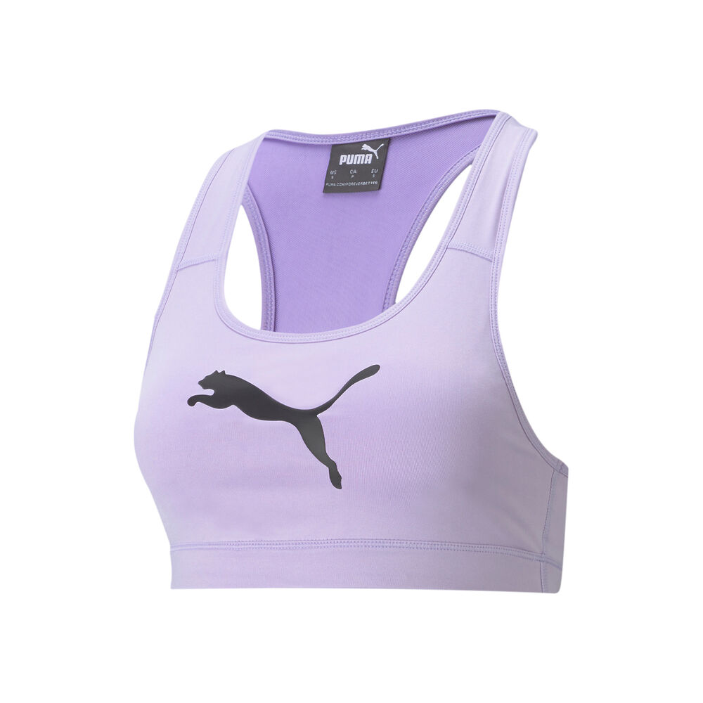 Puma Mid Impact 4Keeps Soutien-gorge Sport Femmes - Lilas , Noir