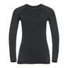Performance Warm Eco BI Top Crew Neck Haut Manches Longues Femmes-Noir,Anthracite