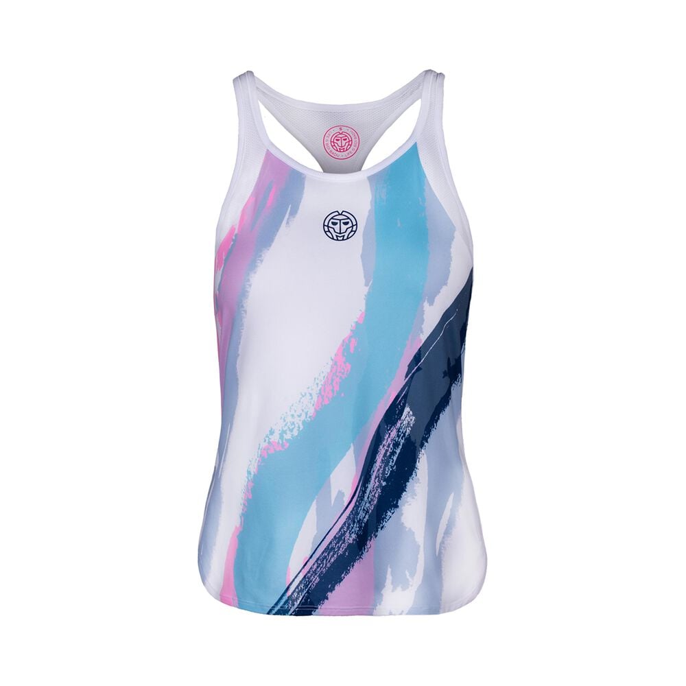 BIDI BADU Adriana Tech Débardeur Tank Top Filles - Blanc , Turquoise