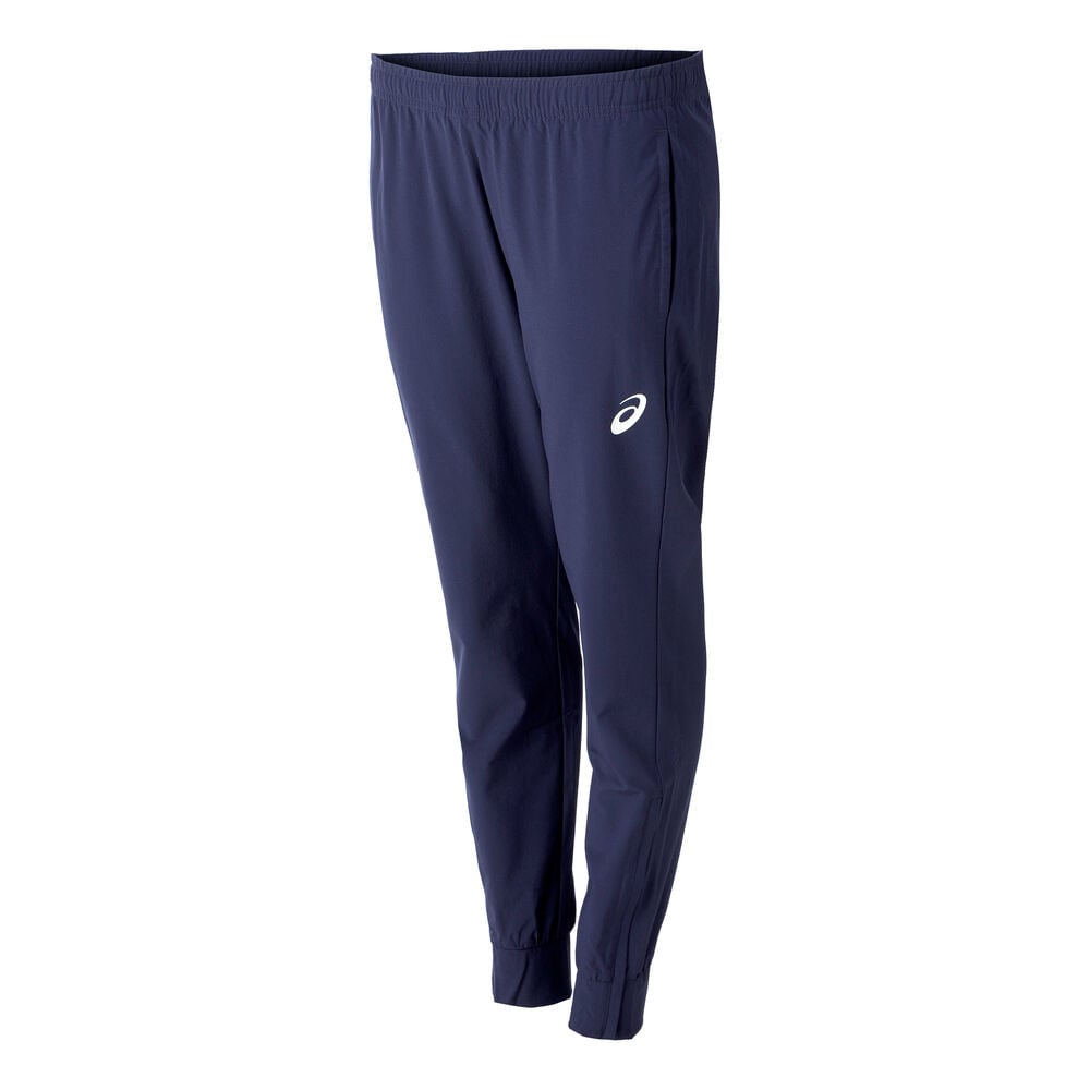Asics Match Woven Pantalon Survêtement Femmes - Bleu Foncé , Blanc