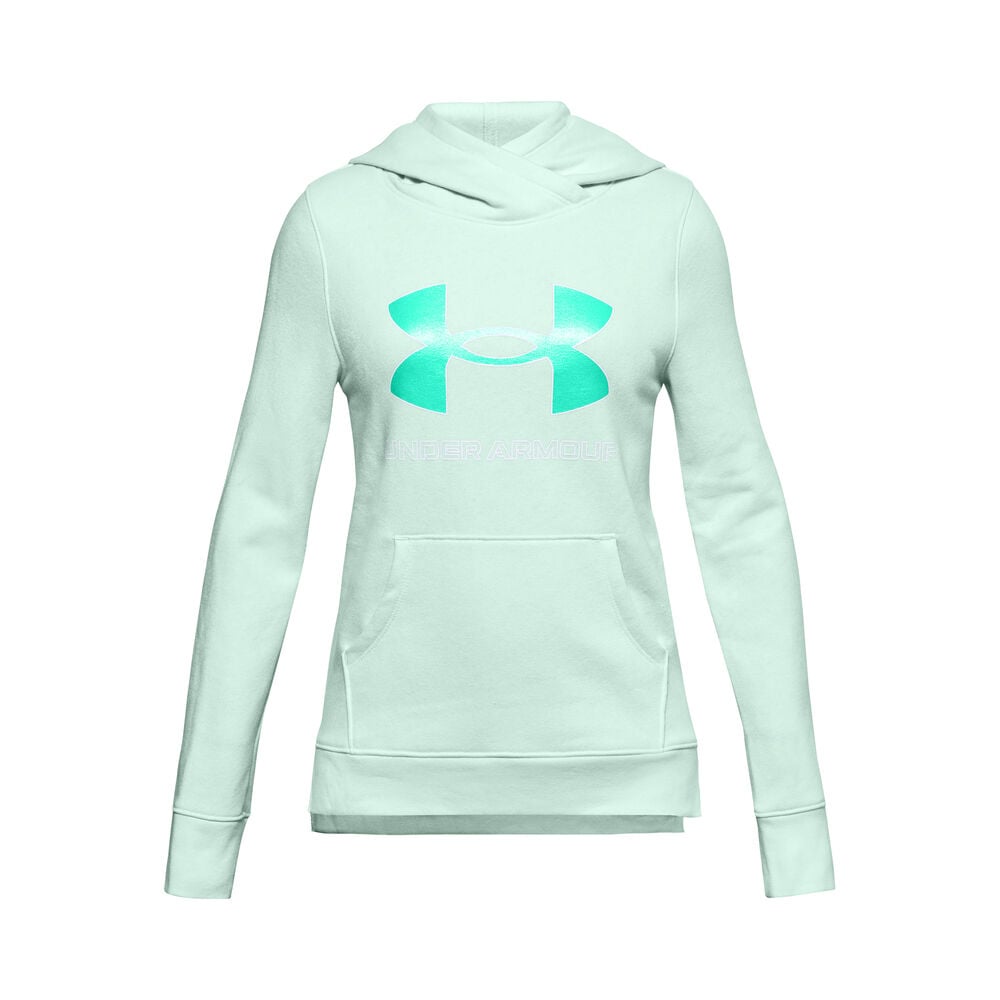 Under Armour Rival Logo Sweat à Capuche Filles - Mint, Turquoise
